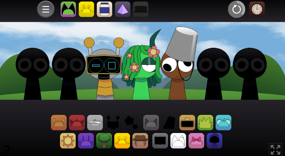 Sprunki Simon's Realm Game Screenshot